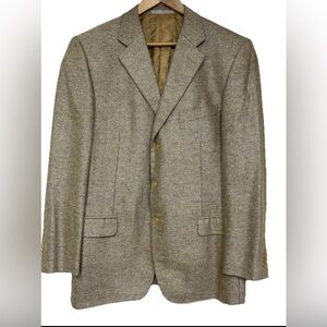 Ermenegildo Zegna Silk Cashmere Tweed Blazer | Made in Switzerland